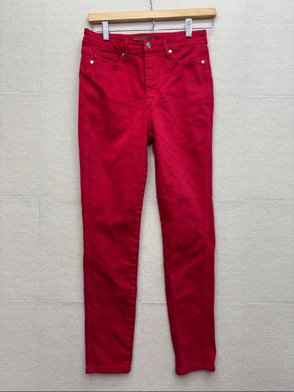 Judy Blue | garment dyed Bright Red Skinny Jeans 5/27 5 27